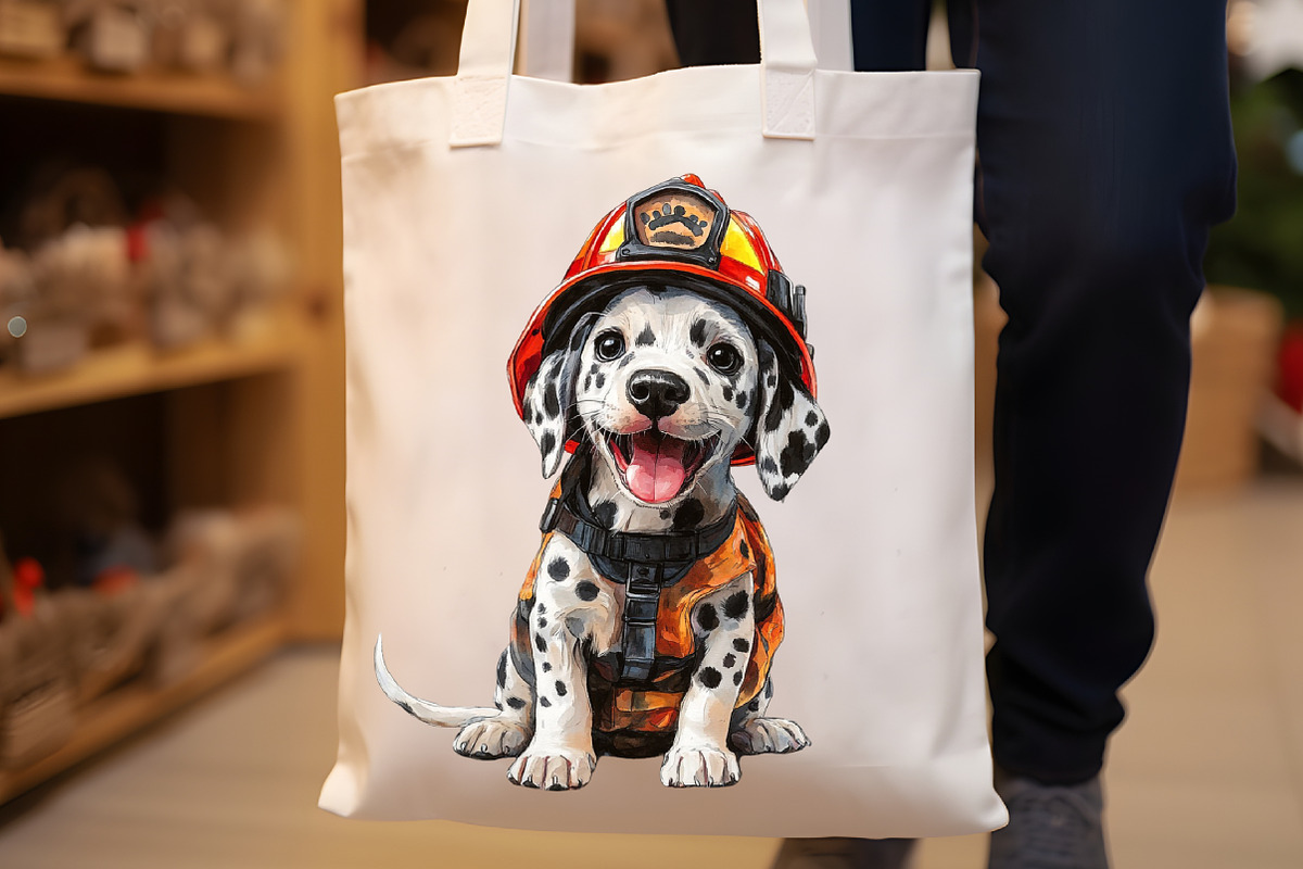 Cute Fire Department Watercolor Clip, an Illustration by Rose Art (Photo 7 of 7)