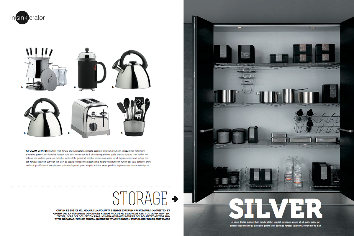 Kitchens catalogue template, a Templates & Theme by Cristian Villegas Studio (Photo 5 of 18)