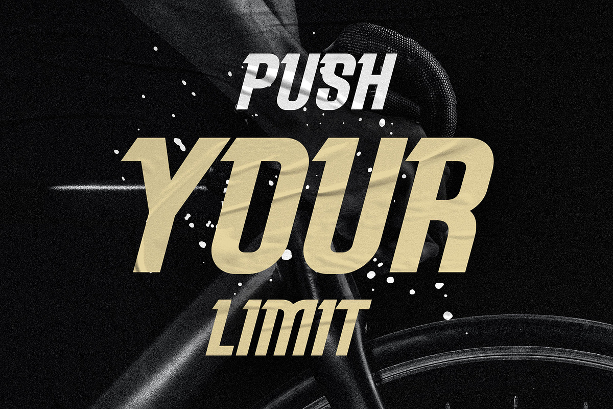 Revolt - Futuristic Display, a Sans Serif Font by Novitype (Photo 7 of 10)
