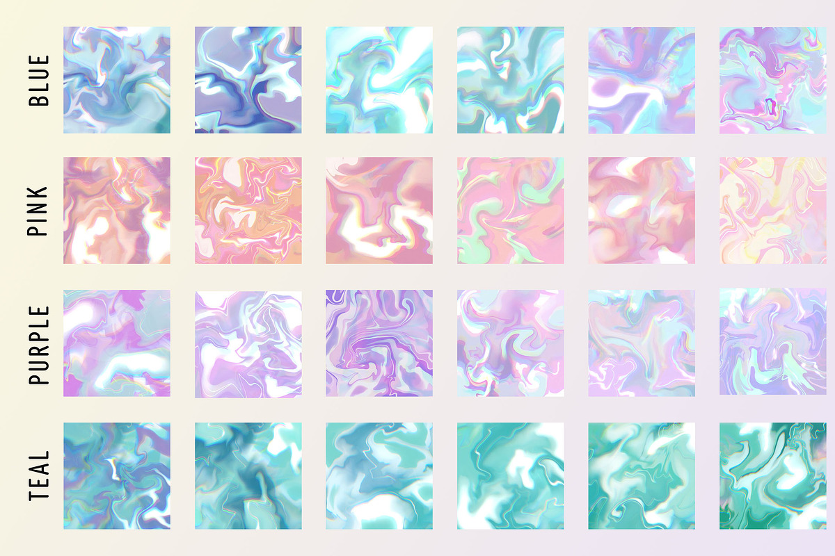 Iridescent Abstract Backgrounds, a Texture Graphic by Fire Spark Studio (Photo 3 of 5)