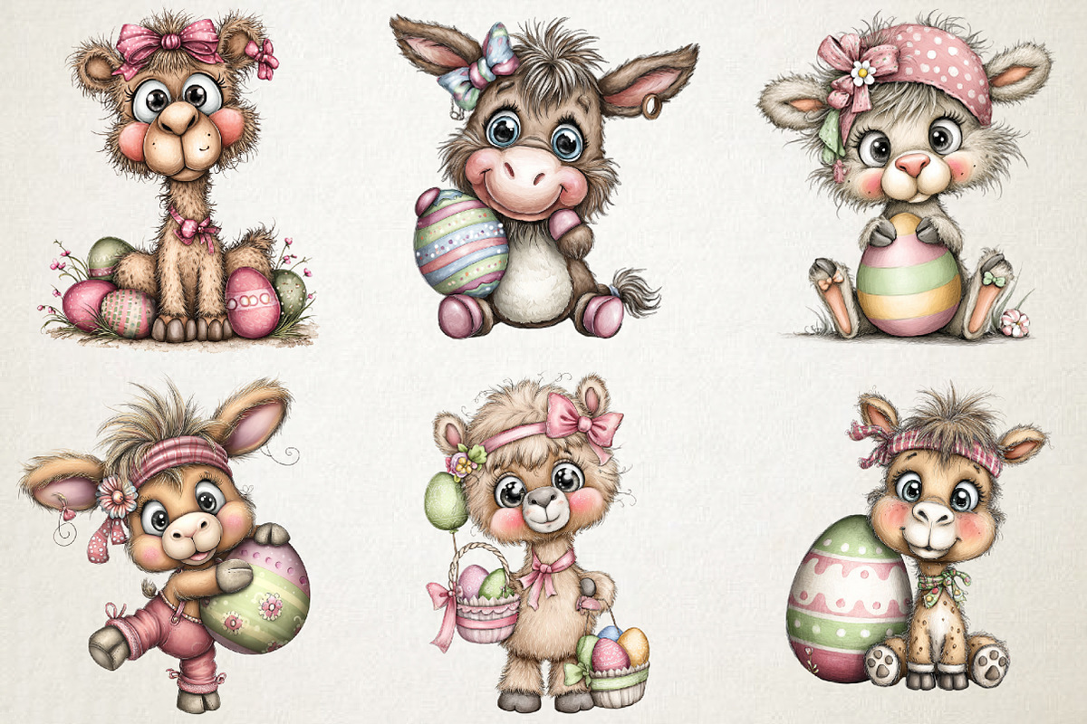Whimsical Easter Camel Clipart, an Animal Illustration by RobertsArt (Photo 4 of 6)