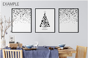 Christmas Frame & Wall Mockup Bundle, a Print Template by Yuri-U (Thumbnail 10 of 22)