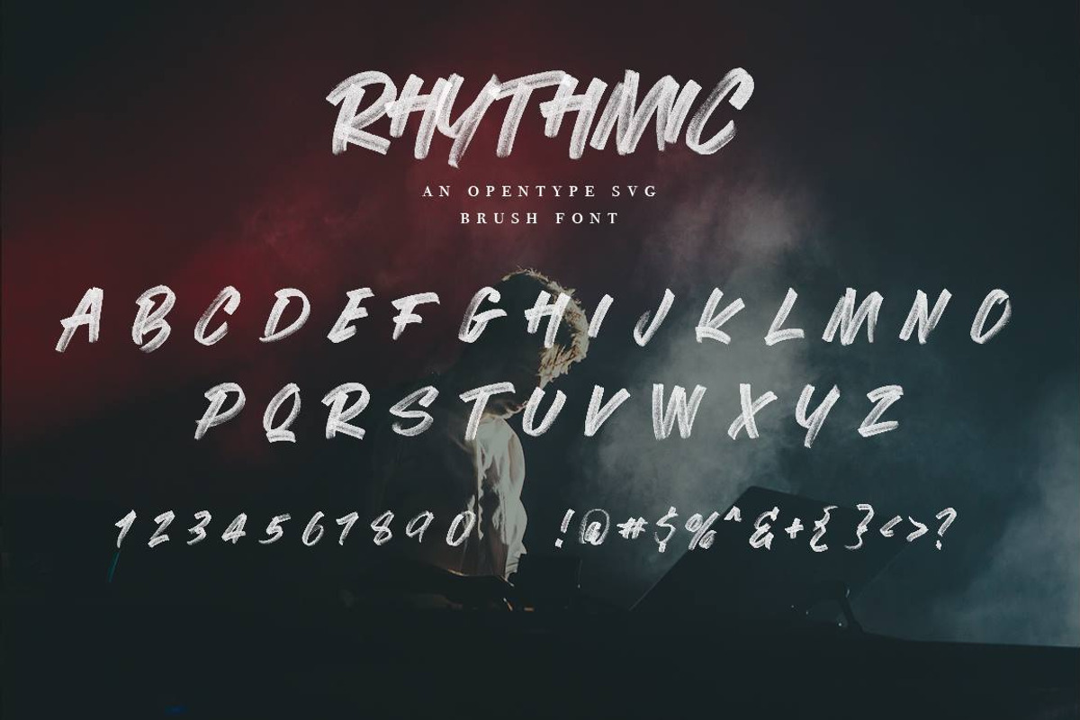 Rhythmic - SVG Font preview 2