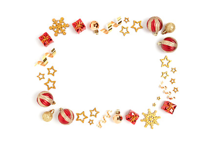 Border frame made of Christmas decor, an Arts & Entertainment Photo by rorygez fresh