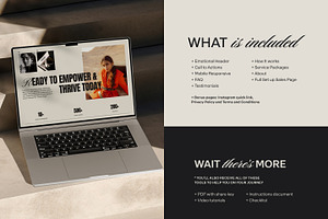 Elise Showit Sales Page Template