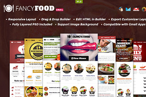 Restaurant - Responsive Email Bundle
