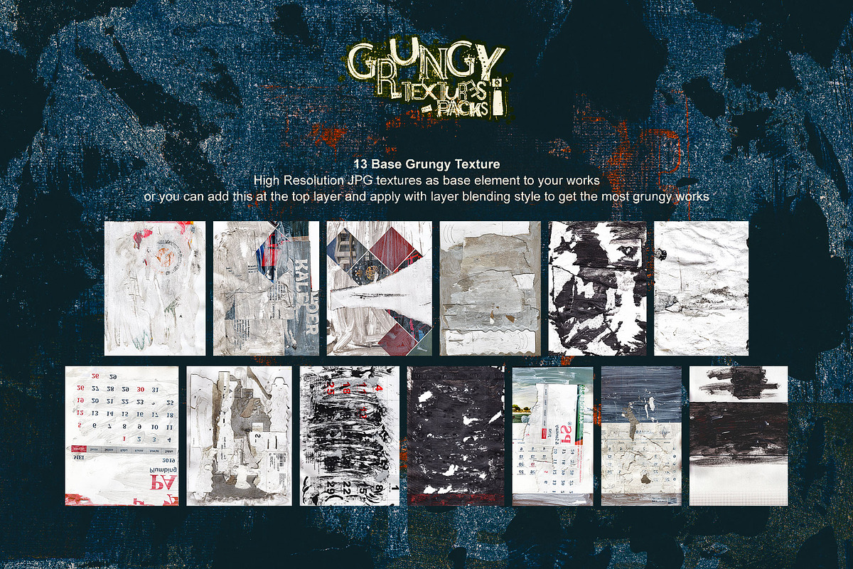 Grungy Textures Packs, a Texture Graphic by nicholasasmita (Photo 4 of 9)