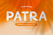 PATRA Playful Font, a Handwritten Font by Yukita Creative (Thumbnail 1 of 16)