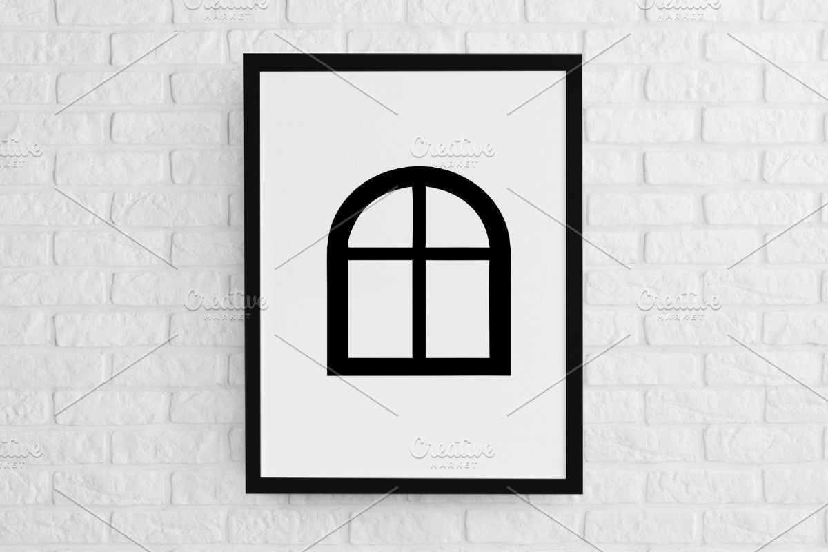 Window Silhouette SVG, a Decorative Illustration by newminddesign (Photo 2 of 3)