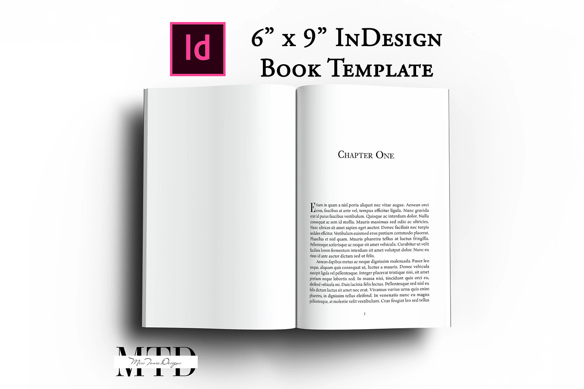 6 x 9 Adobe Indesign Book Template