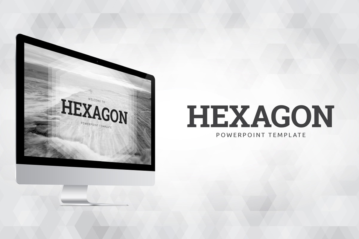 Hexagon - PowerPoint Template, a Presentation Template by everslide (Photo 1 of 9)