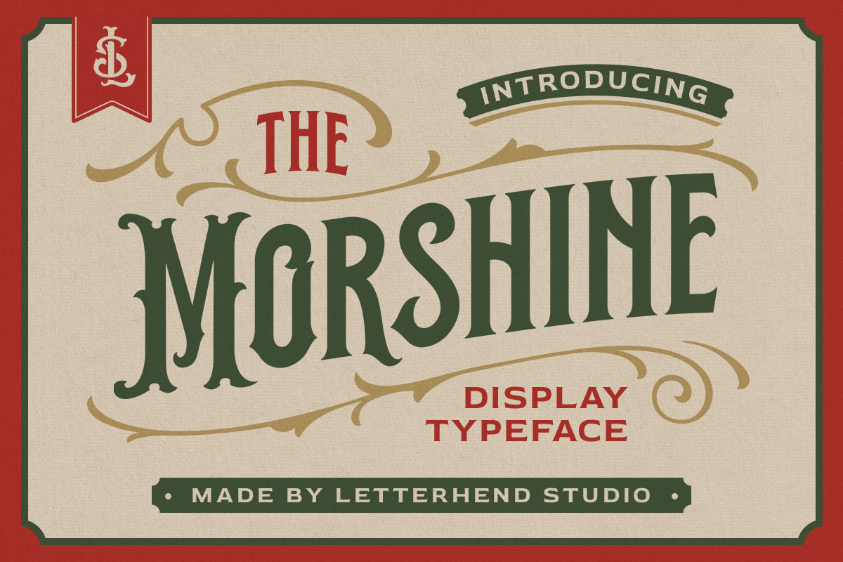 Morshine - Victorian Display Font