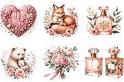 Blush Pink Mother's Day Clipart, an Illustration by DreamArtGraphic (Thumbnail 4 of 4)
