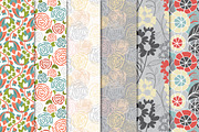 Vector Floral Pattern Bundle, a Pattern Graphic by patternpop studio (Thumbnail 4 of 8)