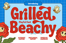 Grilled Beachy Playful Retro Display