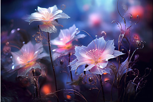 Enchanting Fantasy Flowers. Generate