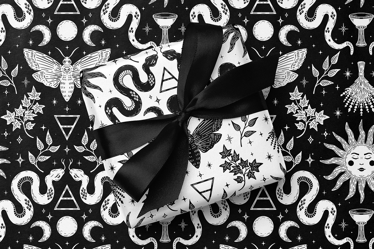 Magical seamless pattern., a Pattern Graphic by ARTVracovska (Photo 2 of 9)