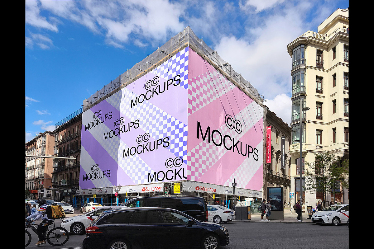 Street Corner Billboard B009, an Advertising Mockup by CC Mockups (Photo 4 of 5)