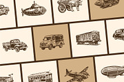 Vintage Transport and Vehicle Icon, a Transportation Illustration by Creative Stall (Thumbnail 6 of 10)