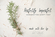 Perfectly Imperfect  - Handmade font, a Script Font by BohoCalligraphy (Thumbnail 1 of 4)