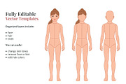 Child Fashion Croquis Bundle, a Person Illustration by Shorena Fashion Draws (Thumbnail 5 of 13)