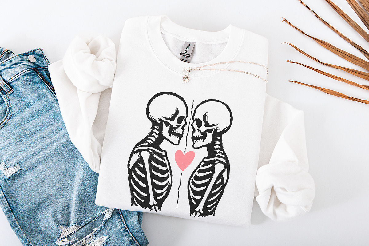 Skeleton Lovers PNG, Valentine, an Illustration by SharpMarketplace (Photo 4 of 9)
