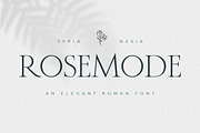 Rosemode - Roman Serif, a Serif Font by Typia Nesia (Thumbnail 1 of 14)