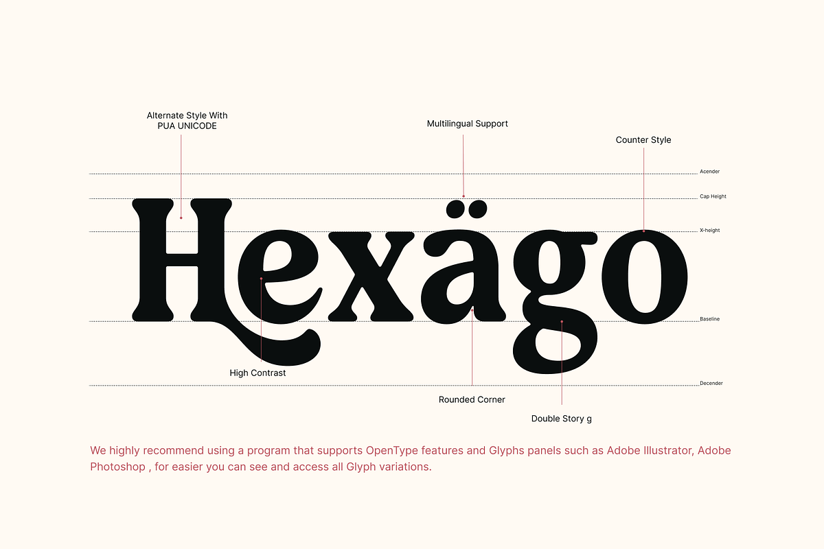 Meaty Nineties - Modern Retro, a Serif Font by Holyline Design (Photo 6 of 15)