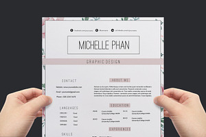 Elegant 2 Page CV Template