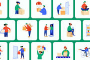45 Animated Delivery Illustrations, a Transportation Illustration by Vectors Market (Thumbnail 3 of 4)