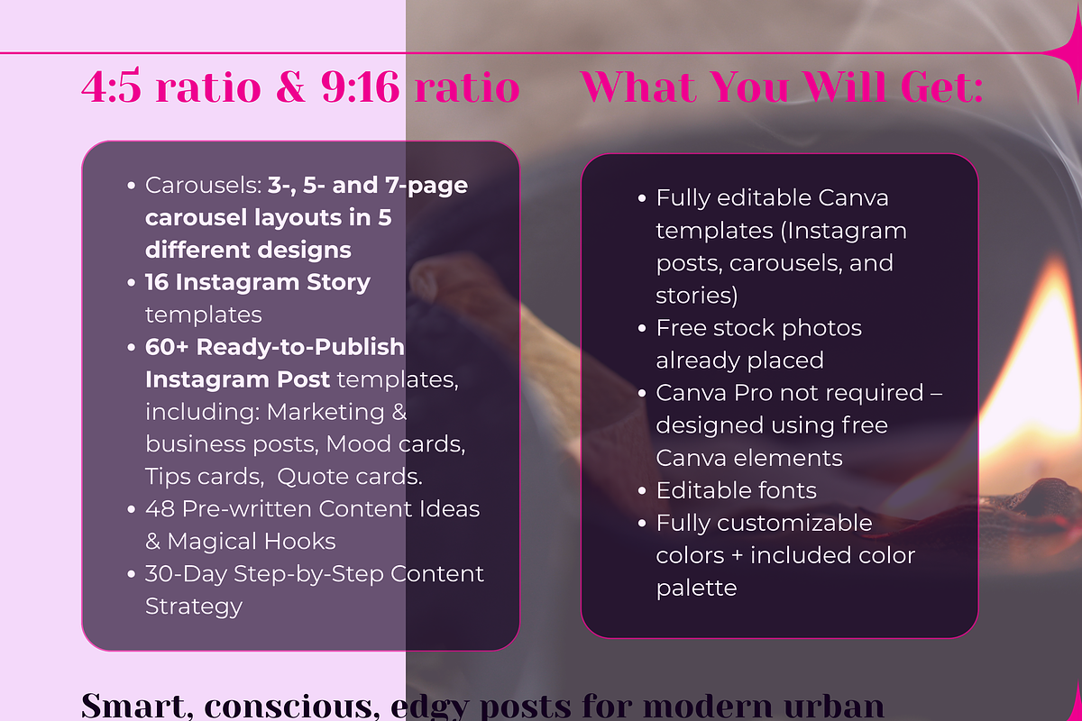 Modern Witch Instagram Templates, a Social Media Template by Mochi Atelier (Photo 3 of 10)
