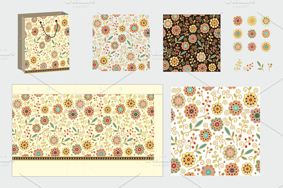 Floral gift bag, package preview 5
