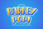 Barney Pop - Playful Display Font, a Sans Serif Font by StringLabs (Thumbnail 1 of 11)