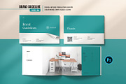 Brand Guidelines Photoshop Template, a Brochure Template by retrographix (Thumbnail 1 of 5)