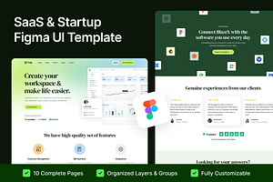 Frilly - SaaS & Startup Figma
