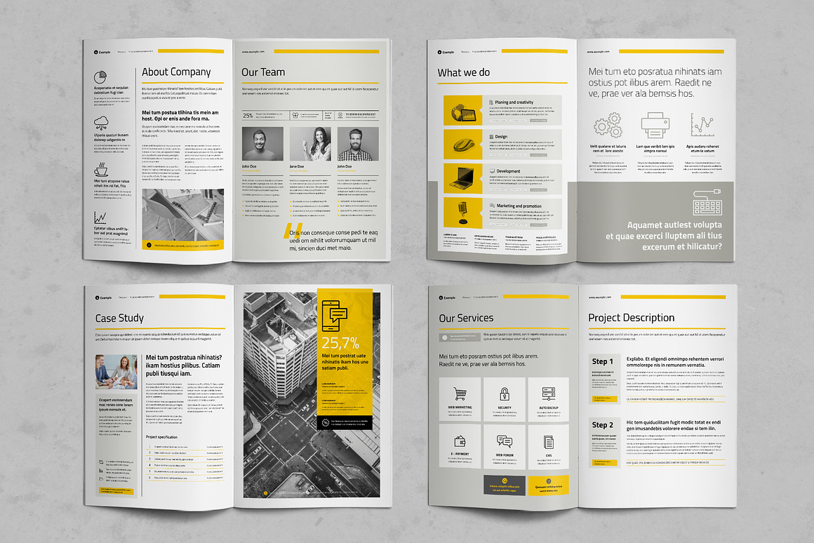 Proposal Bundle | 12 Items Vol. 2, a Brochure Template by TypoEdition (Photo 3 of 25)