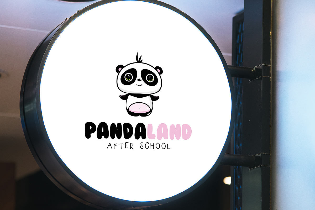 Panda Logo, a Branding & Logo Template by Midgardians (Photo 1 of 3)