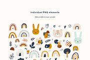 Baby colourful collection, an Animal Illustration by MoleskoStudio (Thumbnail 2 of 12)