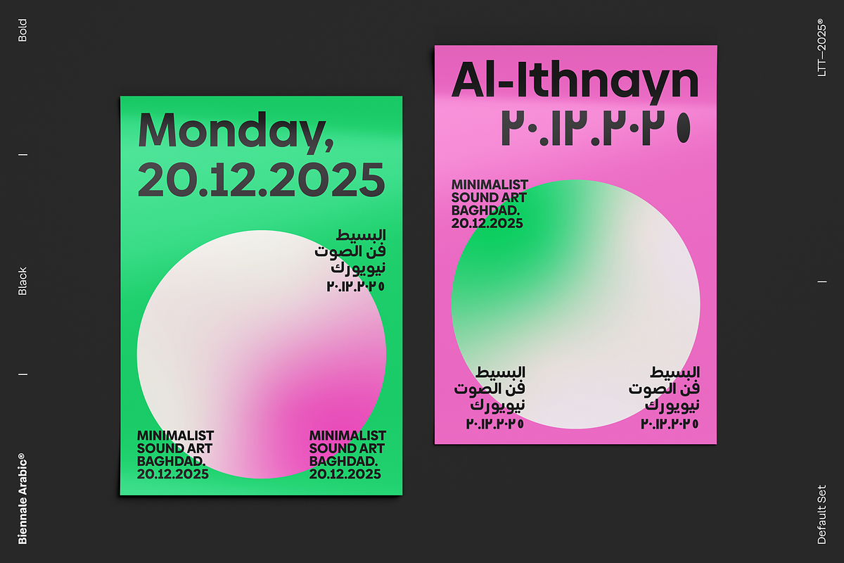 Biennale Arabic, a Sans Serif Font by Latinotype (Photo 10 of 11)