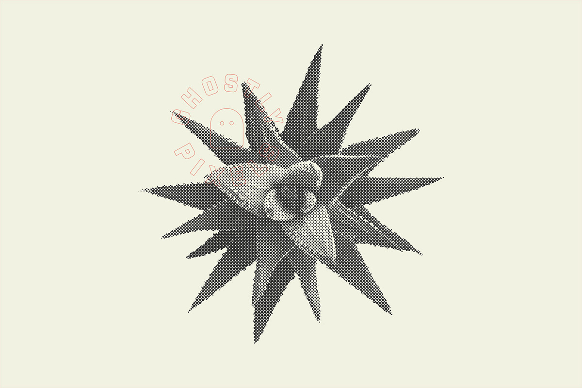 Succulent Halftones, a Texture Graphic by GhostlyPixels (Photo 6 of 13)
