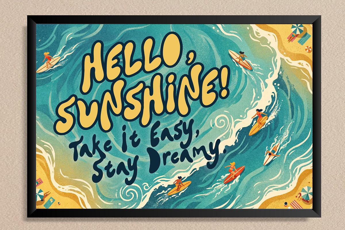 NumbStar Font Trio - Dreamy Summer, a Handwritten Font by HypeWorksCo (Photo 23 of 29)