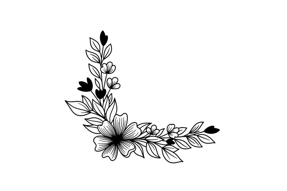Floral Corner Ornament Clipart Bundl, an Illustration by Creativeshirt (Photo 38 of 48)