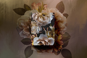 Luxe Oil Paint Floral Graphics