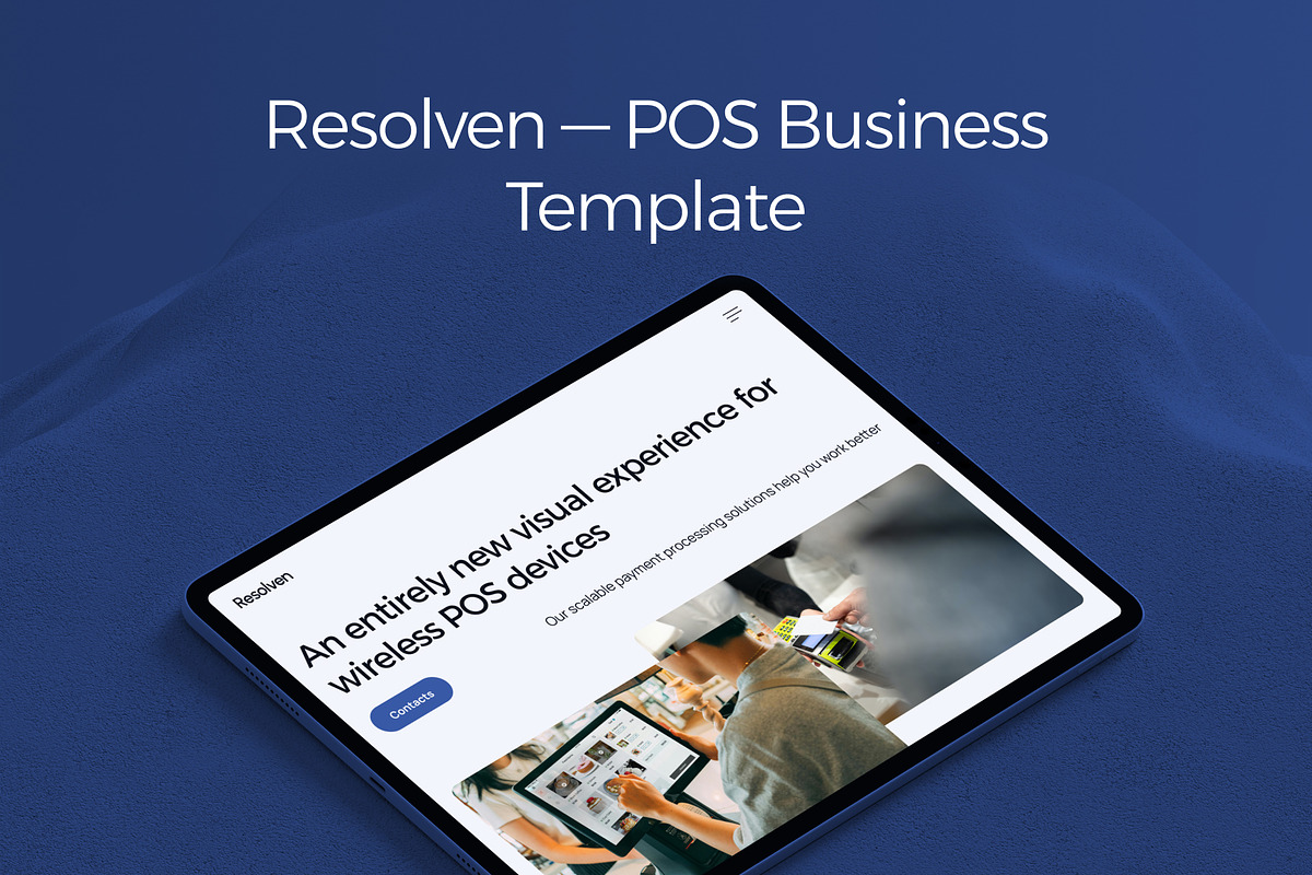 Resolven — Business Framer Template, a Websites & App Template by Middltone (Photo 1 of 4)
