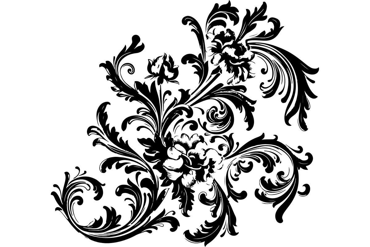 Victorian Floral Damask Ornament, an Object Graphic by Gfx_Store (Photo 2 of 32)