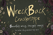 Wreck Back Crackerstype, a Handwritten Font by HypeWorksCo (Thumbnail 1 of 21)