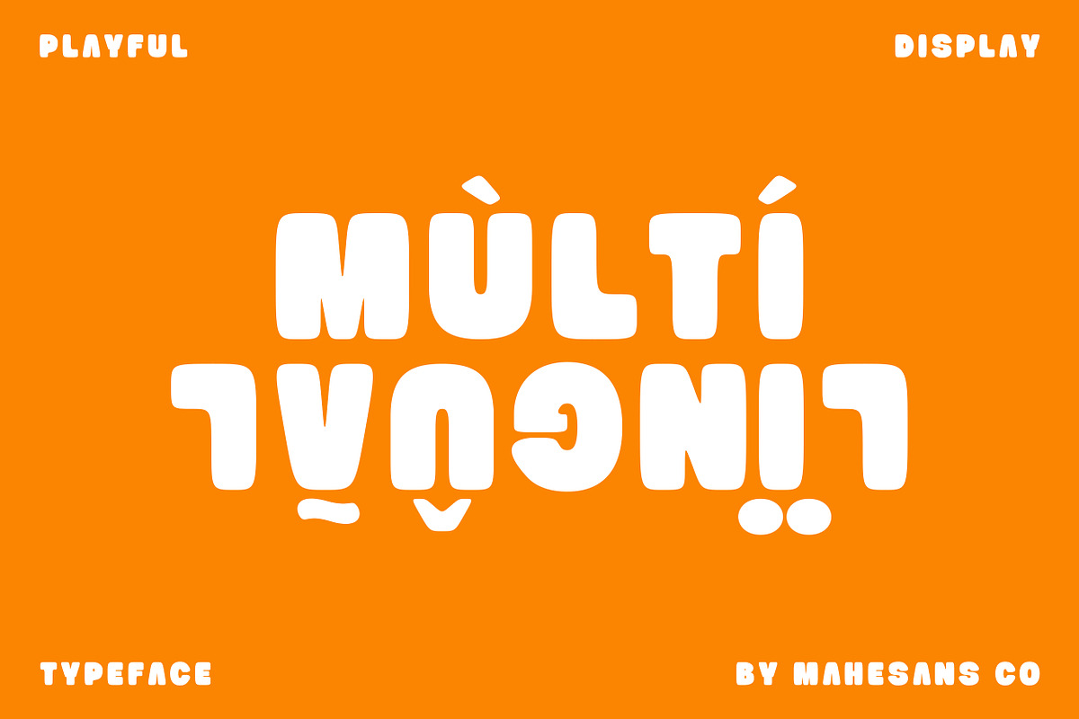 Bubble Gummy | Playful Display Font, a Sans Serif Font by Mahesans Co (Photo 8 of 10)