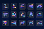 3D SEO & Marketing Icon, a 3D by Flat Icons (Thumbnail 8 of 8)