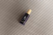 Violet Glass Cosmetic Bottle Mock-up, a Cups & Container Mockup by pmvch (Thumbnail 10 of 20)
