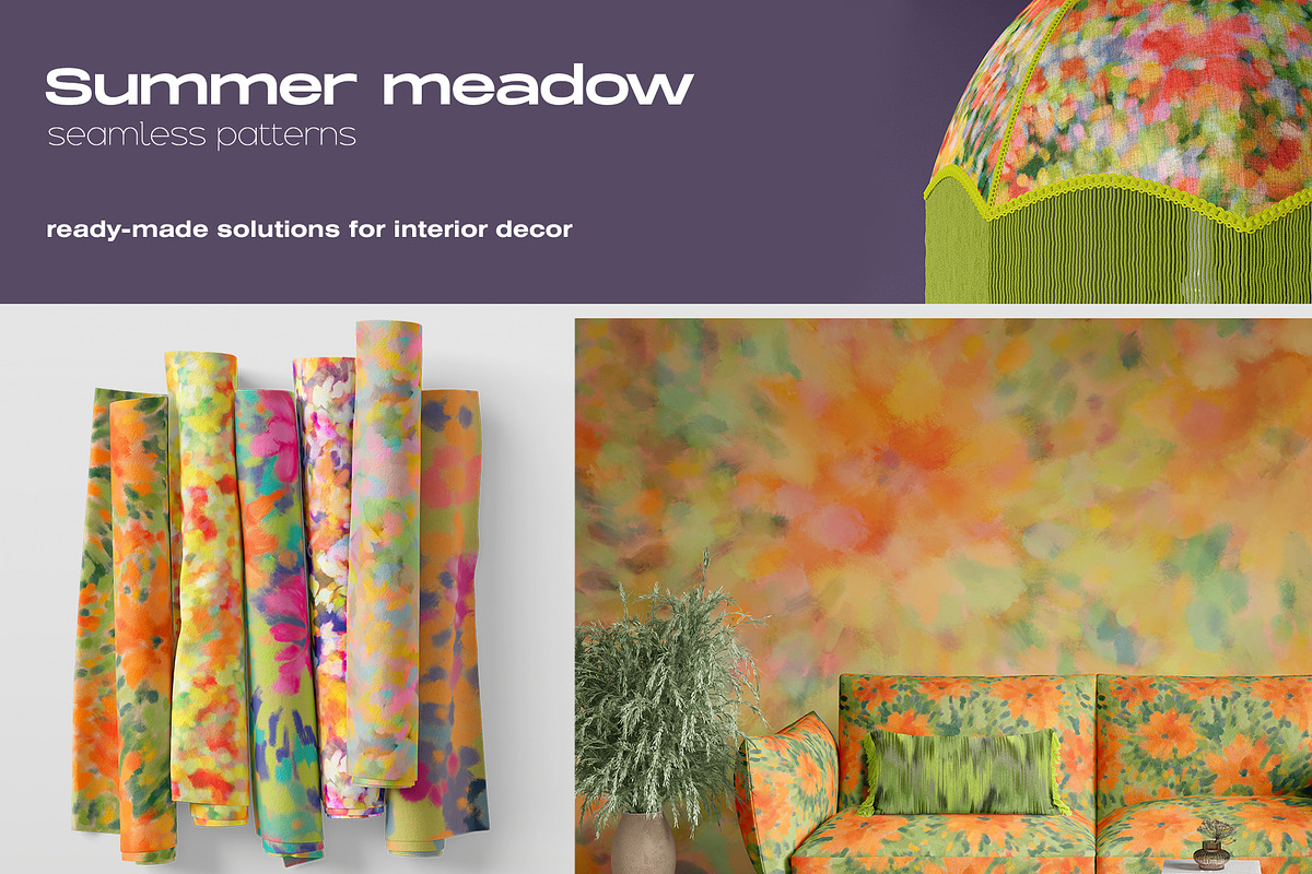 Summer meadow patterns, a Pattern Graphic by ANAKOTO (Photo 3 of 13)
